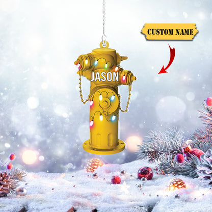 Ornáidí Backpack Uirlis Pearsanta Comhraiceoirí Dóiteáin, Bronntanas d'Fhir Daid Son, Maisiú Ornáide