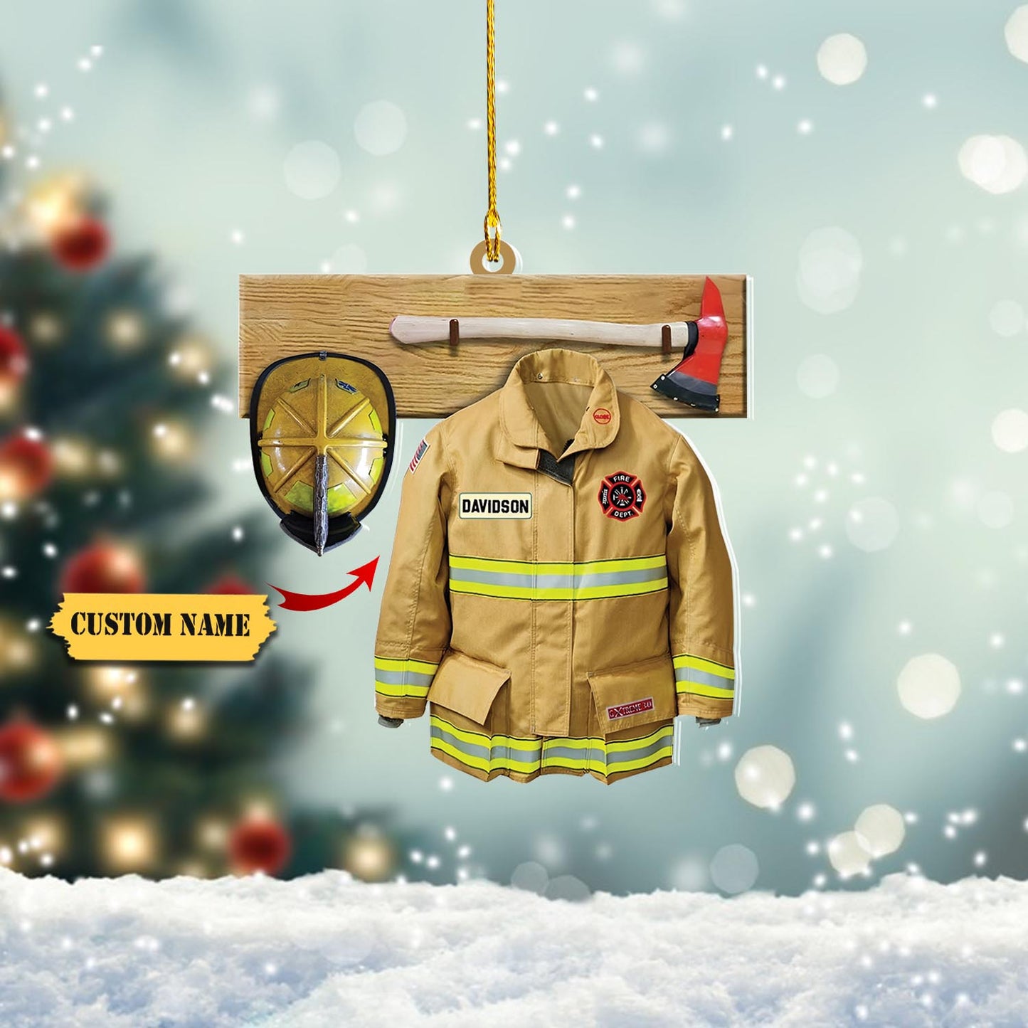 Ornáidí Tacair Éide Nollag na gComhraiceoirí Dóiteáin Pearsanta, Bronntanas Nollag don Chomhraiceoir Dóiteáin