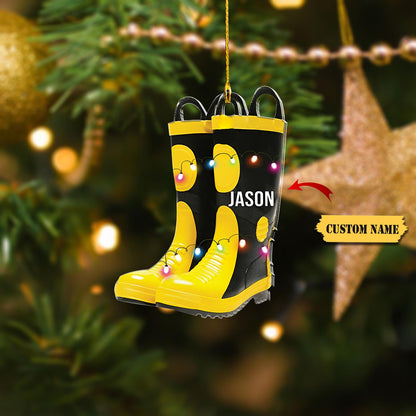 Ornáidí Tacair Éide Nollag na gComhraiceoirí Dóiteáin Pearsanta, Bronntanas Nollag don Chomhraiceoir Dóiteáin, Ornáid Nollag