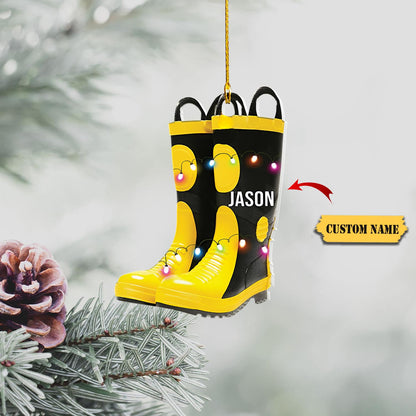 Ornáidí Tacair Éide Nollag na gComhraiceoirí Dóiteáin Pearsanta, Bronntanas Nollag don Chomhraiceoir Dóiteáin, Ornáid Nollag