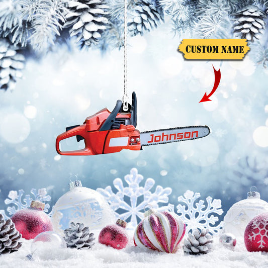 Logálaí Pearsantaithe Ornáid Aicrileach Múnlaithe Saincheaptha na Nollag do Logálaithe