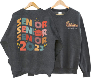 Personalized Senior 2023 Sweatshirt, Class of 2023 Sweatshirt, Collage, High School Graduation Sweatshirt, Back To School, Graduation Gift