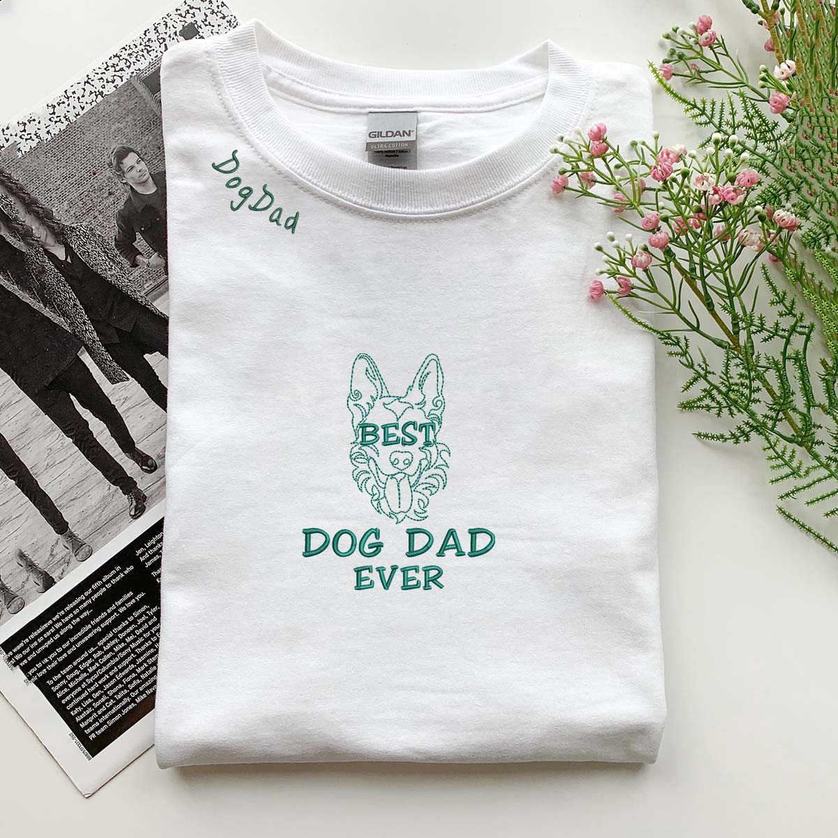 Geansaí Bróidnéireachta Cat Dubh nó Hoodie, Bronntanas Cat Dubh