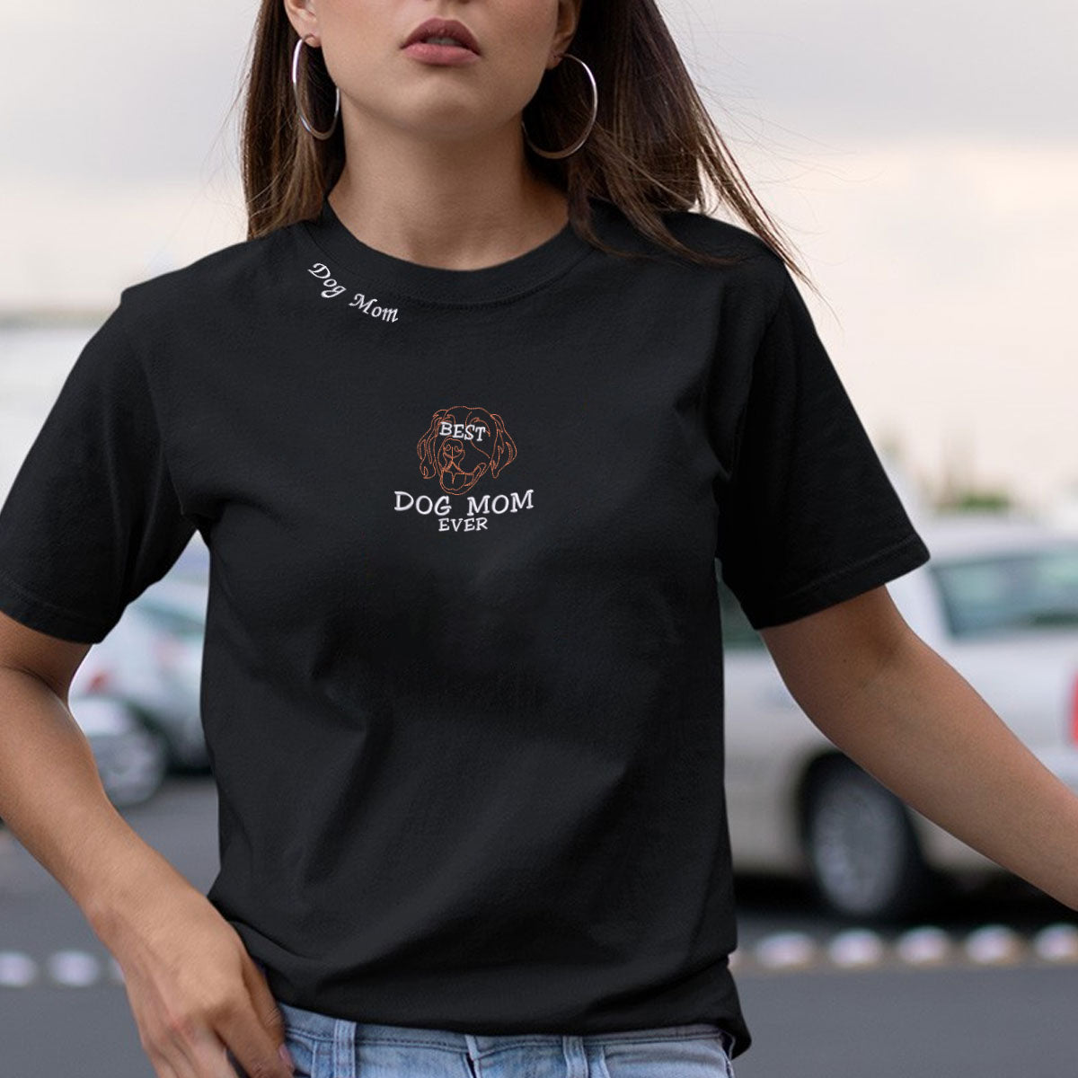 Geansaí Bróidnéireachta Cat Dubh nó Hoodie, Bronntanas Cat Dubh