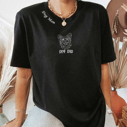 Geansaí Bróidnéireachta Cat Dubh nó Hoodie, Bronntanas Cat Dubh