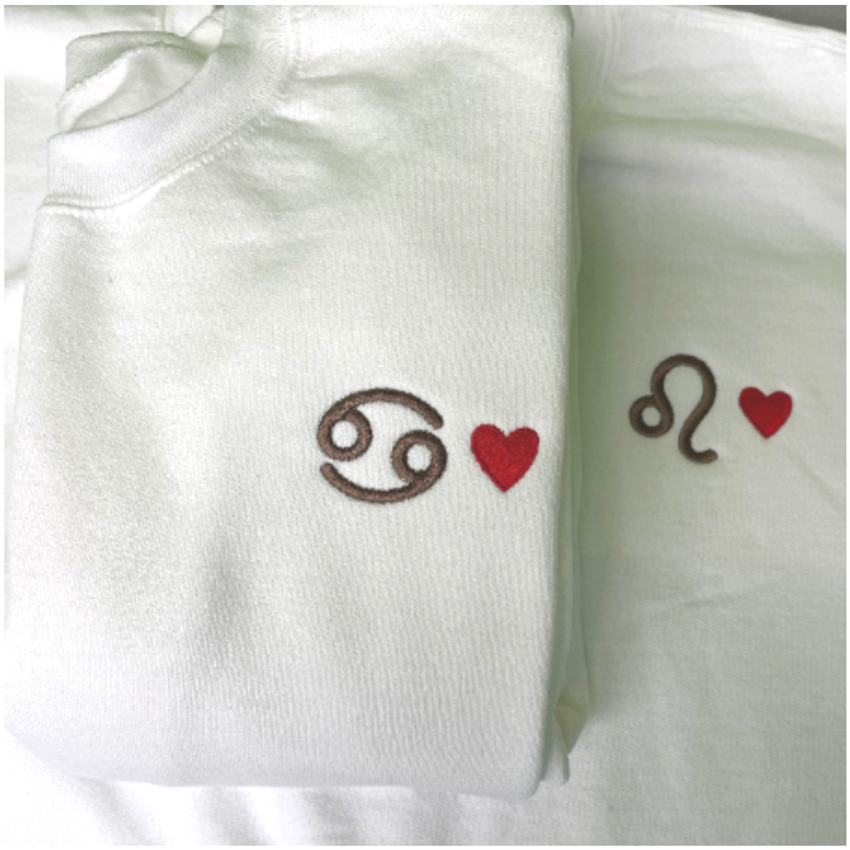 Personalized Gifts for Astrology Lovers with Embroidered Zodiac Sign Sweatshirt or Hoodie