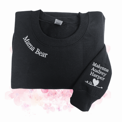 Personalized Gifts for Mama with Embroidered Sweatshirt or Hoodie