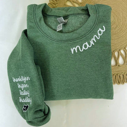 Personalized Gifts for Mama with Embroidered Sweatshirt or Hoodie