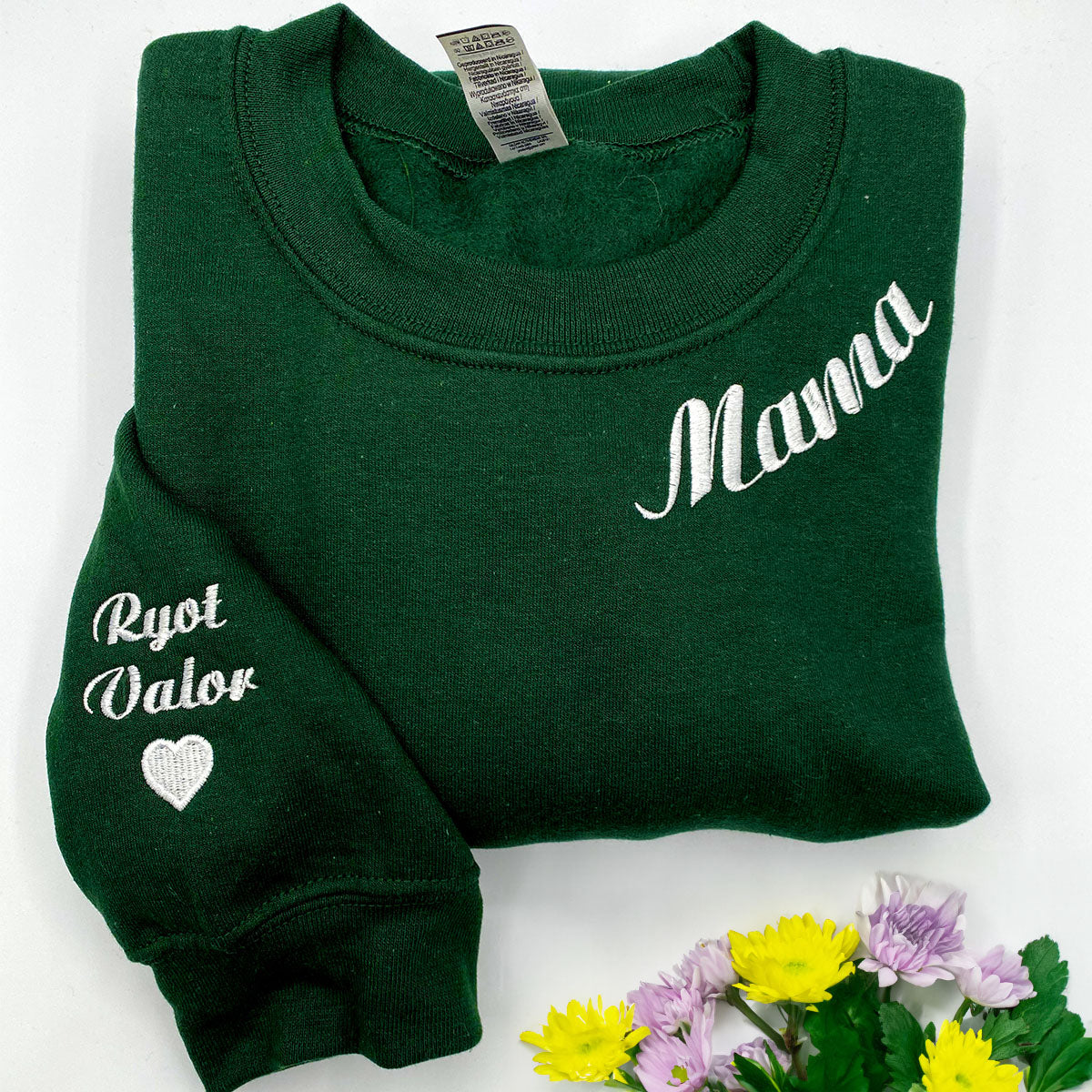 Personalized Gifts for Mama with Embroidered Sweatshirt or Hoodie