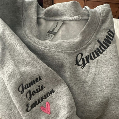 Personalized Gifts for Mama with Embroidered Sweatshirt or Hoodie