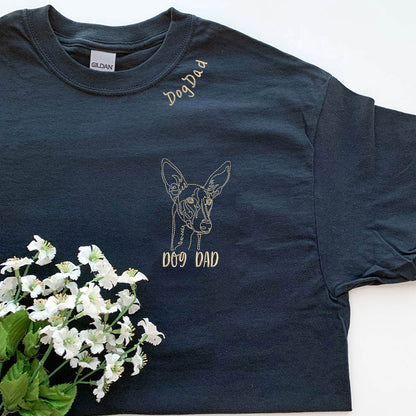 Geansaí Bróidnéireachta Cat Dubh nó Hoodie, Bronntanas Cat Dubh