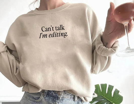 Photographer Editing Sweatshirt