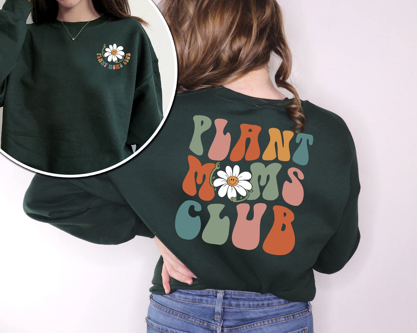 Plant Moms Club Sweatshirt, Plant Mom Sweatshirt, Plant Mom Club, Mom Sweatshirt, Mama Shirt, New Mom Gift, Mom Gift, Cool Mom Sweatshirt