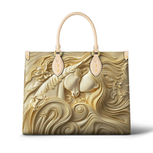 Horse Leather Bag Celestial Horse Embrace