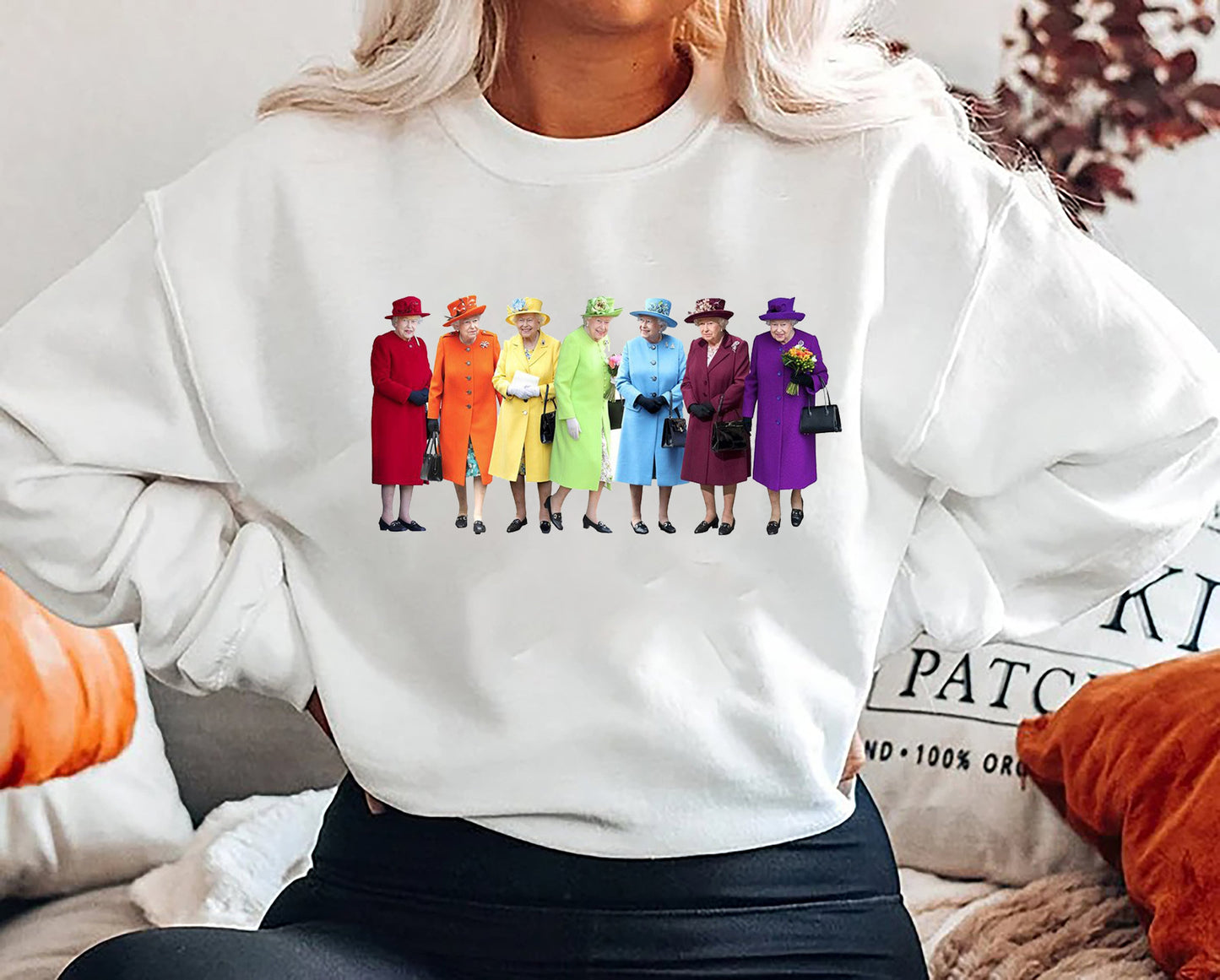Queen Elizabeth Sweatshirt, RIP Queen Elizabeth Shirt, Queen Elizabeth TShirt, The Queen's 1926-2022 Shirt, Rainbow Queen Elizabeth II Shirt