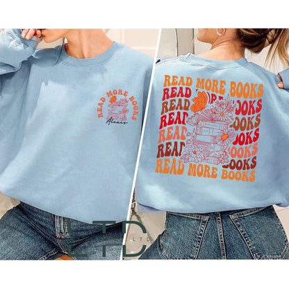 Read More Books Shirt, Funny Reading Shirt, Book Lover Shirt Gift, Book Shirt, Gifts for Librarian, Book Nerd T- Shirt, Bookworm Shirt