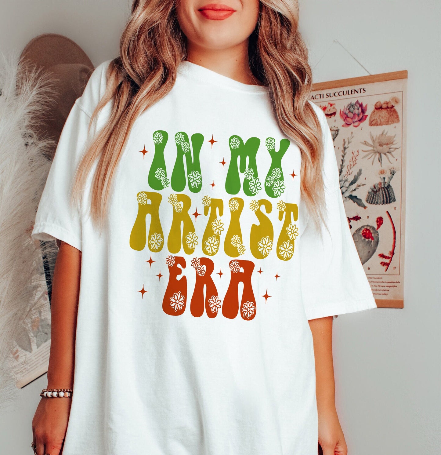 Léine Ré Retro In Mo Ealaíontóir, Ealaíontóir Bronntanais, Léine Ealaíontóir Makeup, Bronntanas Tee Ealaíontóra, Lover Ealaíne, Léine Múinteora Ealaíne, Ealaíontóir Tatú, Tees Péintéir