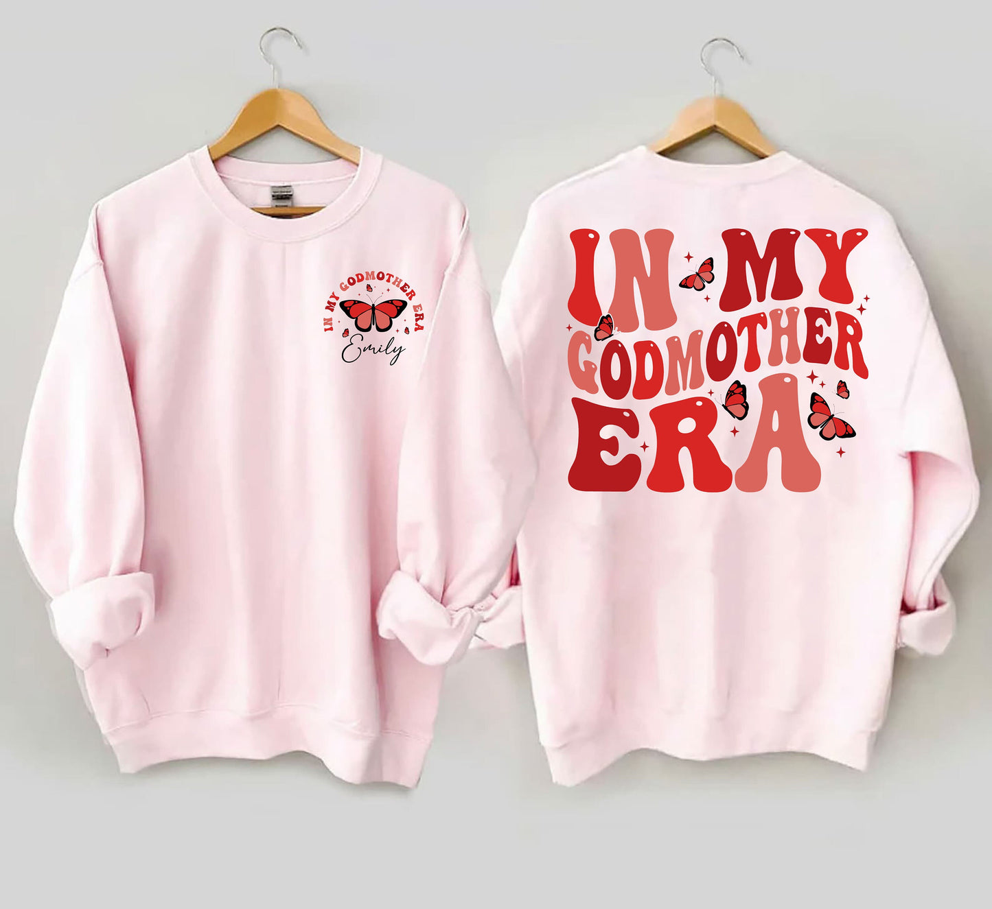 Retro In My Godmother Era Sweatshirt, God Mother Hoodie, Godmother Proposal Sweater, Birthday Gift For Mom, Christmas Gift For Godmother