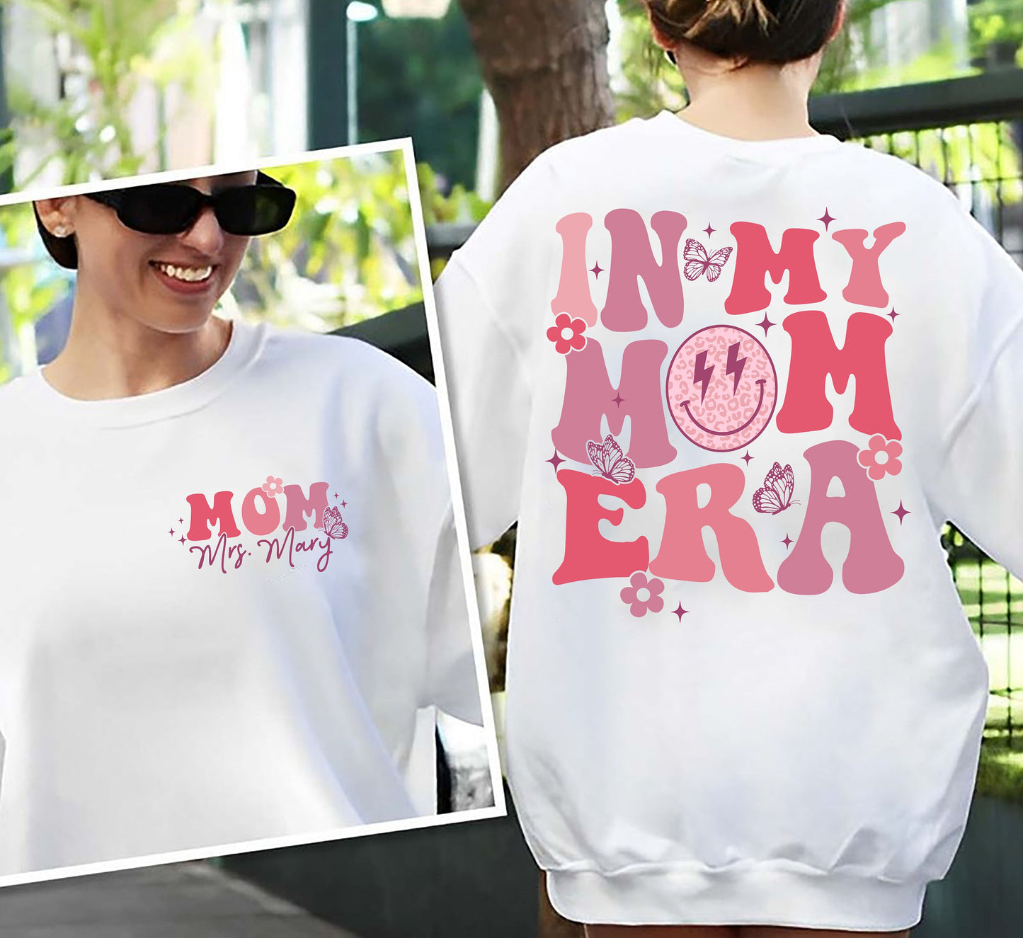 Retro In My Mom Era Sweatshirt, Custom Mom Shirt, Mama Hoodie, Gift For Mom, New Mom Gift, Mother Day Gift, Mom Era Tee, Mom Life Shirt
