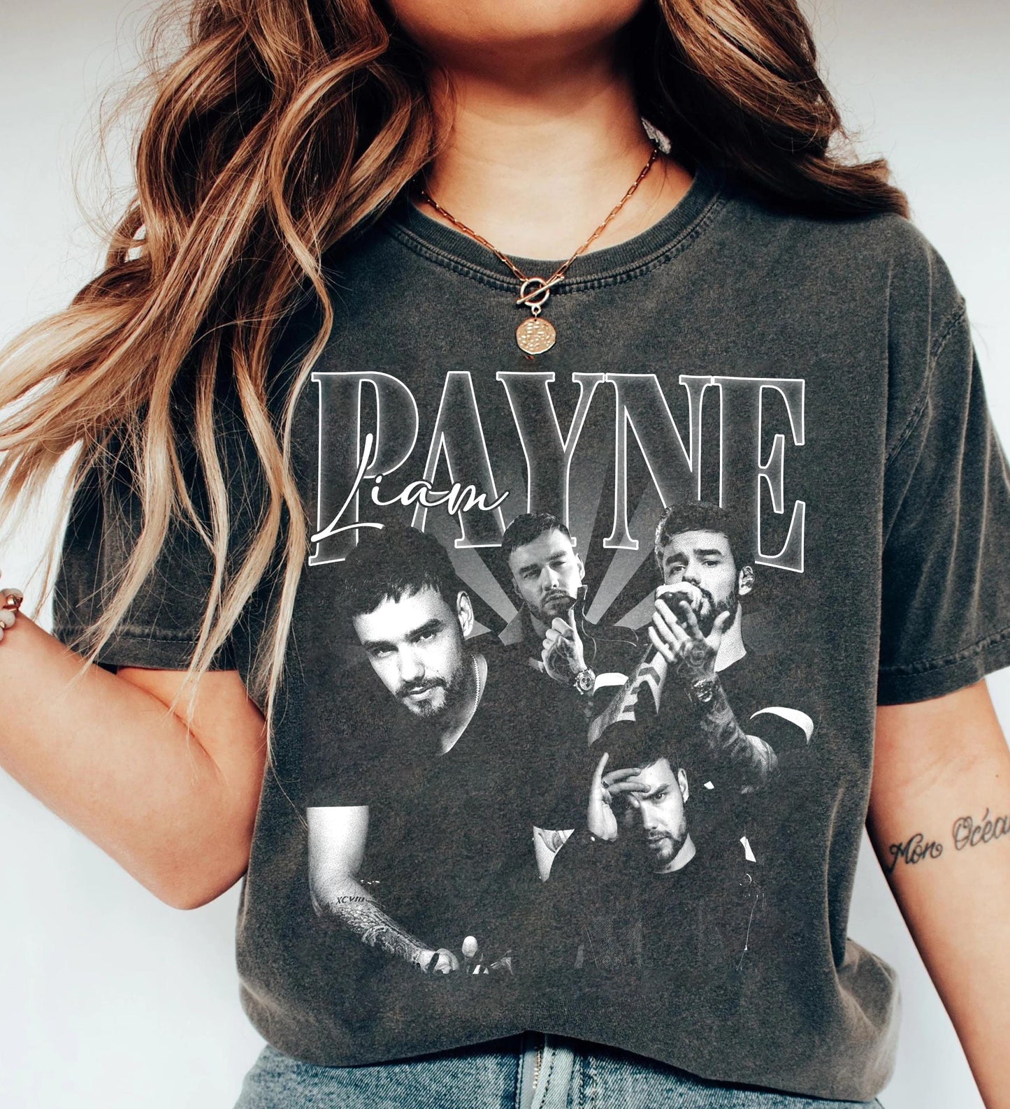 Léine Retro Liam Payne, 90í Liam Payne t-léine unisex, In Memory Of Liam Payne, síniú baill On.e Direct.tion Shirt, Bronntanas do lucht leanúna