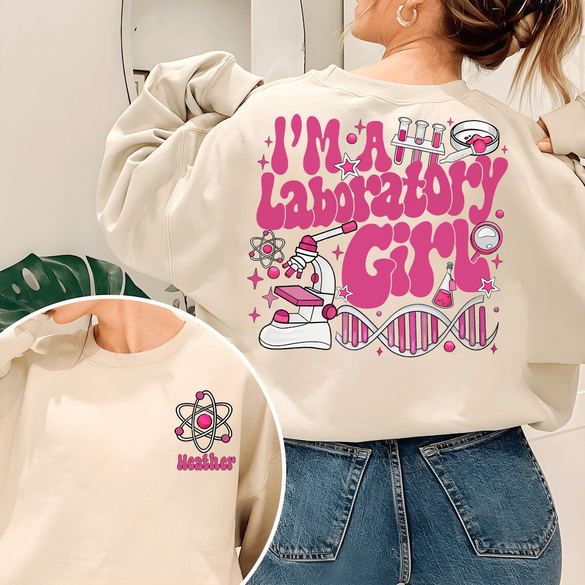 Retro Lab Week Shirt, Medical Lab Science Sweatshirt, Lab Tech Team Hoodie, Med Tech Shirt,Lab Scientist Med Lab Gift For Scientist Coworker