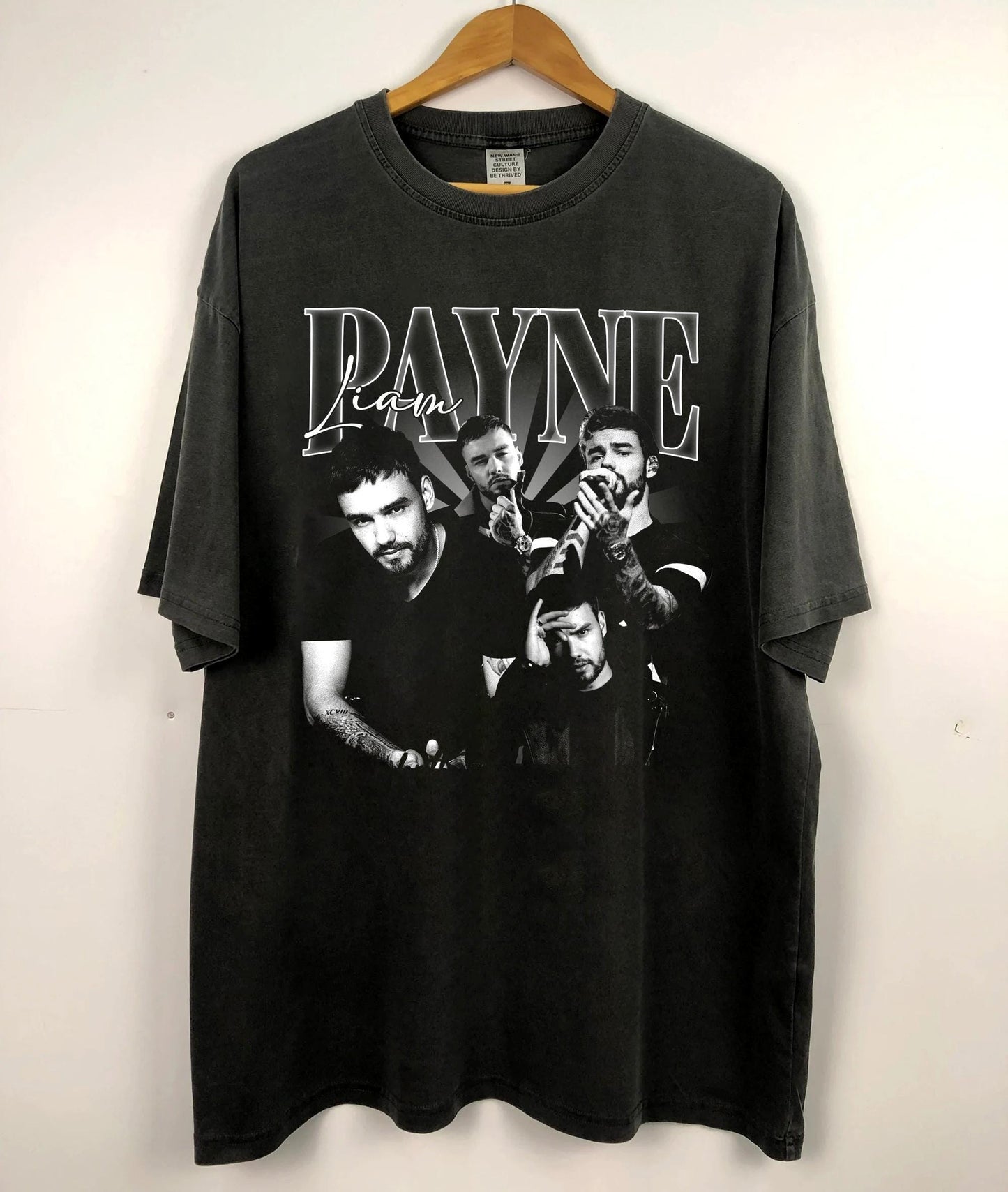 Léine Retro Liam Payne, 90í Liam Payne t-léine unisex, In Memory Of Liam Payne, síniú baill On.e Direct.tion Shirt, Bronntanas do lucht leanúna