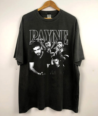Léine Retro Liam Payne, 90í Liam Payne t-léine unisex, In Memory Of Liam Payne, síniú baill On.e Direct.tion Shirt, Bronntanas do lucht leanúna