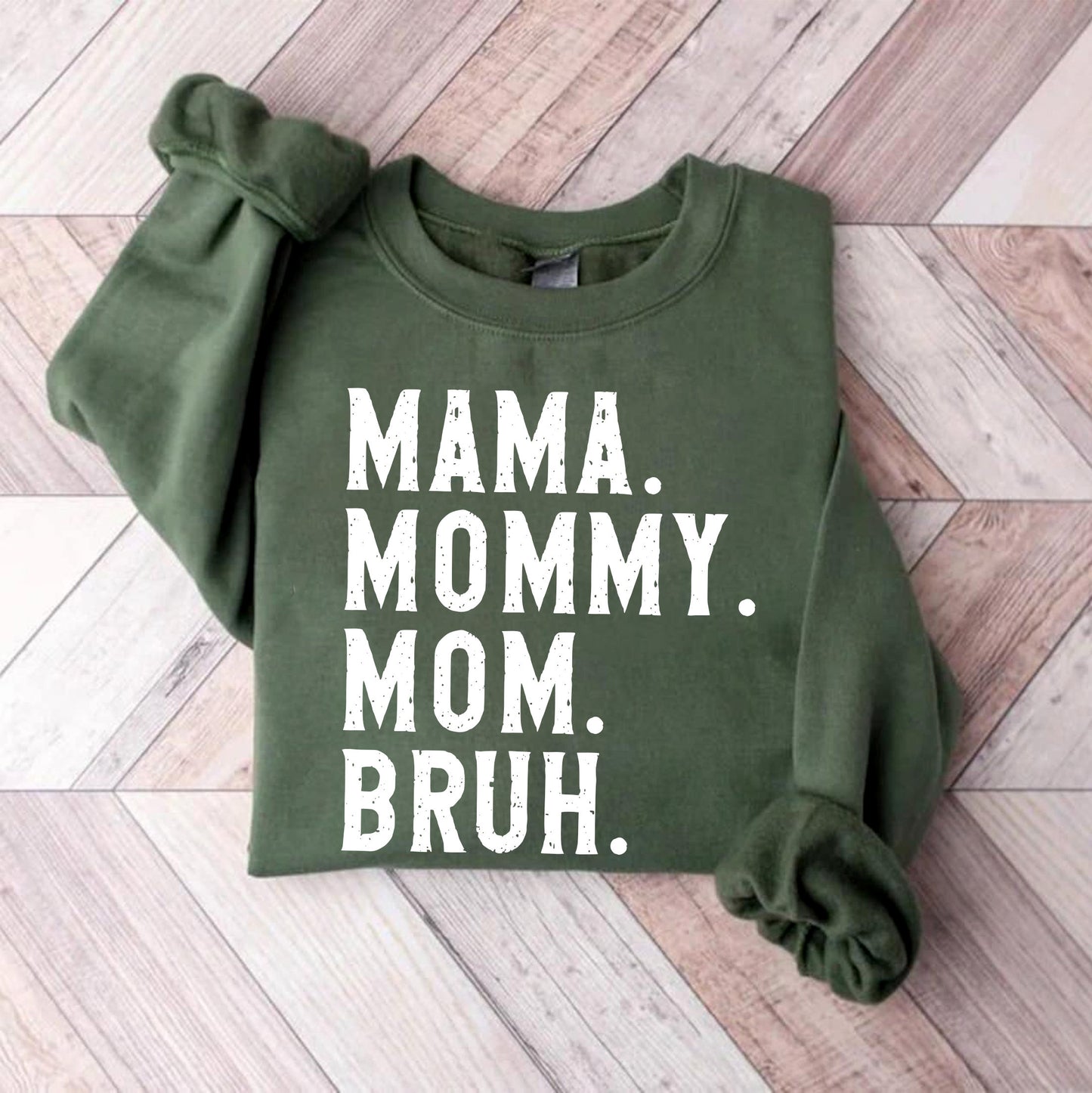 Retro Mama Mommy Mom Bruh Sweatshirt, Mother Day Shirt, new mother, Mama top, Gift for Women, Mama to bruh Sweatshirt, Mother's Day gift