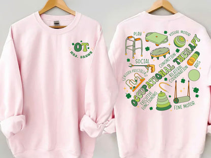 Geansaí Teiripe Saothair Retro, Léine Lucky Teiripeora Saothair, Léine Naomh Pádraig Teiripeoir Saothair, Léine OT, Léine OTA COTA