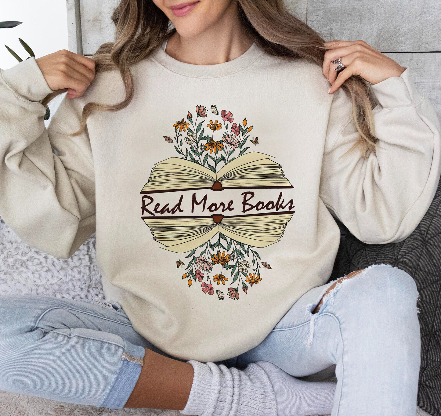 Retro Léigh Tuilleadh Léine Leabhair, Léine Leabhar Floral, Léine Léitheoireachta, Bronntanas Léine Lover Leabhar, Léine Leabhar Nerd, Bronntanais don Leabharlannaí, Léine Leabharworm