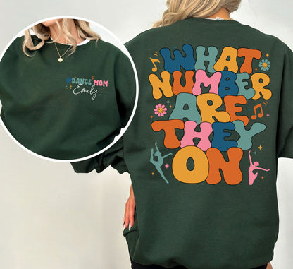 Retro Cén Uimhir A Bhfuil Siad Ar Geansaí, Léine Mam Rince Greannmhar, Tee Comórtas Rince, Saol Mam Rince, Hoodie Rince Trendy