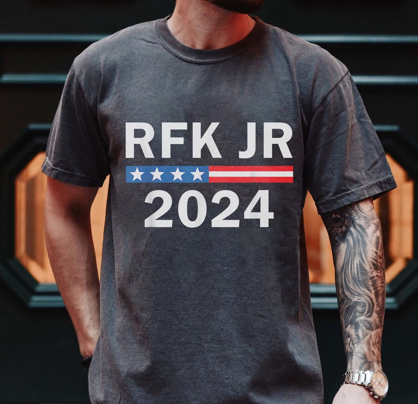 T-Léinte RFK JR 2024, Robert F Kennedy Jr Le haghaidh Léinte an Uachtaráin 2024, Léinte Kennedy 2024 Tee, T-léinte Toghcháin 2024