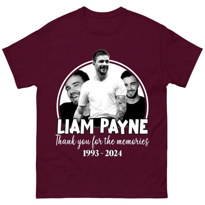 Srac Léine Liam Payne, Léine Liam Payne, Léine Ómóis Liam Payne, Léine Chuimhneacháin Liam Payne, Liam Payne Go raibh maith agat as Léine na gCuimhní