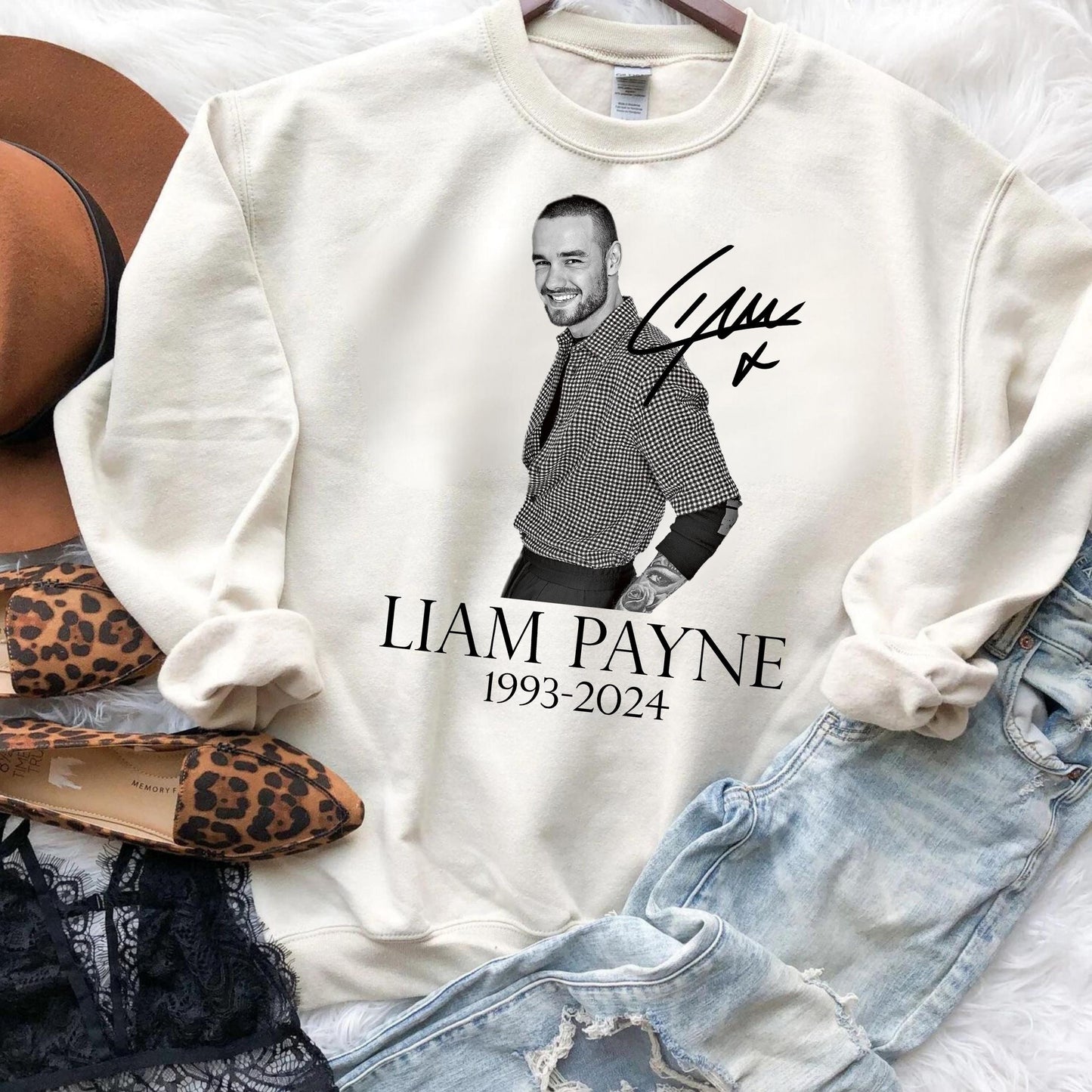 RIP Liam Payne Sweatshirt, In Memory Of Liam Payne T-Shirt, Band Boy Sweater, Liam Payne Fan Sweatshirt, Music Band Sweatshirt