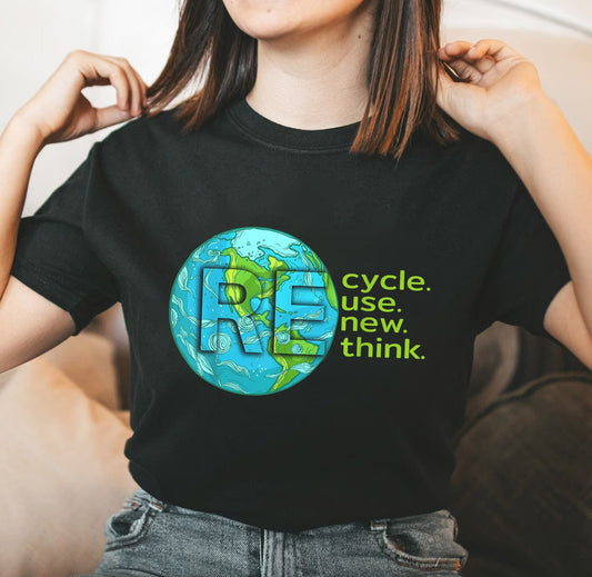 Recycle Reuse Renew Rethink T-shirt