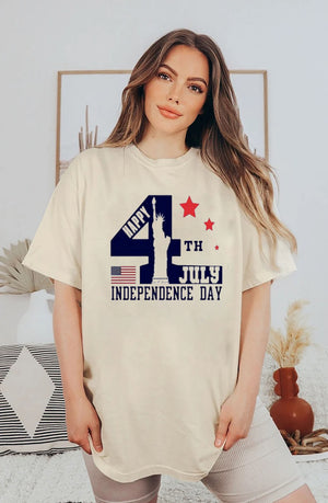 Retro 4th of July Shirt, Red White and Blue, America shirt, Fourth of July Shirt, Independence Day Tee,
