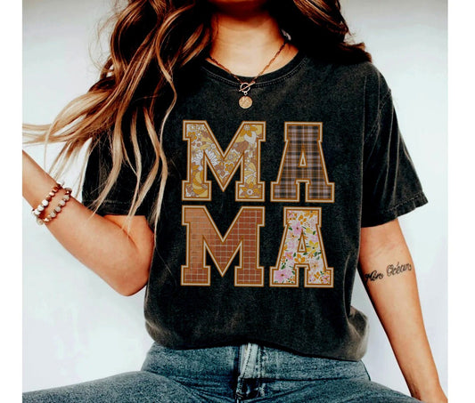 Léine Retro Mama, Léine Aghaidh Mam Smiley, Léine Mama, Léine do Mhamaí do Lá na Máthar, Léine Mam, Léine Nua Mamaí, bronntanas lá na máthar
