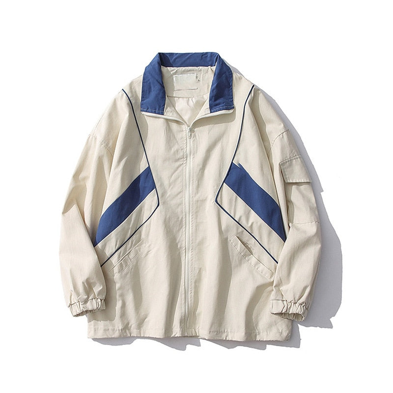 Éadaí sráide litir ricamo giacca moto uomo Chaquetas Hombre Hip Hop Cotone Vintage Coppie primavera giacca da Baseball Unisex