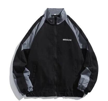 Éadaí sráide litir ricamo giacca moto uomo Chaquetas Hombre Hip Hop Cotone Vintage Coppie primavera giacca da Baseball Unisex