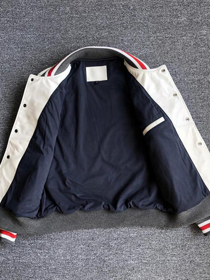 Bróidnéireacht Nua Unisex Harajuku Patchwork PU Cóta Jacket Leathar Hip Hop na mBan Earraigh Muinchille Fada Fhómhair Éadaí Seaicéad Mná