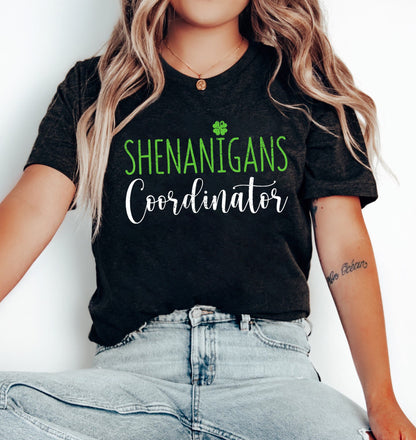 Shenanigans Coordinator Shirt, Matching St Patrick Day Sweatshirt, St Patrick's Day Sweatshirt, Funny St Patrick's Day Shirt Gift