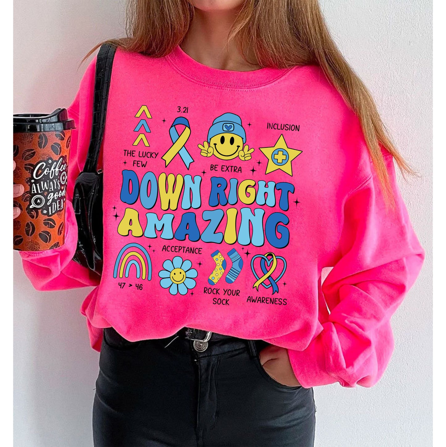 Sweatshirt Múinteora Oideachais Speisialta, Léine Feasachta ar Shiondróm Down, Léine Múinteora SPED, Siondróm Down T21, Bronntanas Múinteoirí Oideachais Speisialta