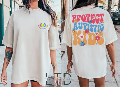 Oideachas Speisialta Léine Uathachais, Feasacht Uathachais Mam Crewneck, Cosain Léine Páistí Uathachais, Léinte Múinteora Sped, Cochaillín Cuimsithe