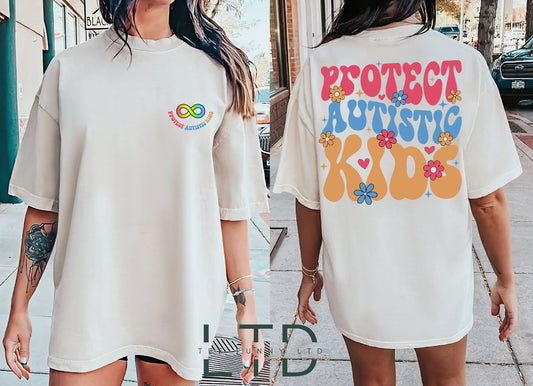 Oideachas Speisialta Léine Uathachais, Feasacht Uathachais Mam Crewneck, Cosain Léine Páistí Uathachais, Léinte Múinteora Sped, Cochaillín Cuimsithe