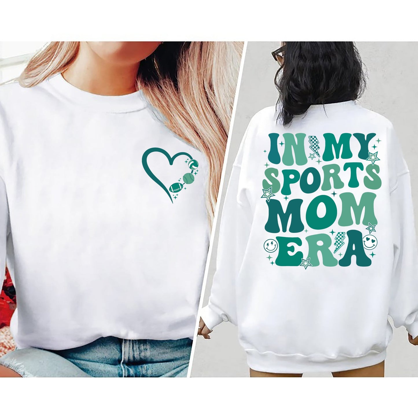 Sports Mom Tee, Game Day Shirt, In My Sports Mom Era Tshirt, Soccer Softball Basketball Football Baseball Mom Shirt, Trendy Mama sweatshirt