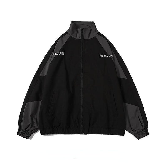 Bróidnéireacht Jacket Hip Hop Fir Harajuku M Litir Priontála Seaicéid Rásaíochta Varsity Mná Vintage Patch Coláiste Cóta Rómhór