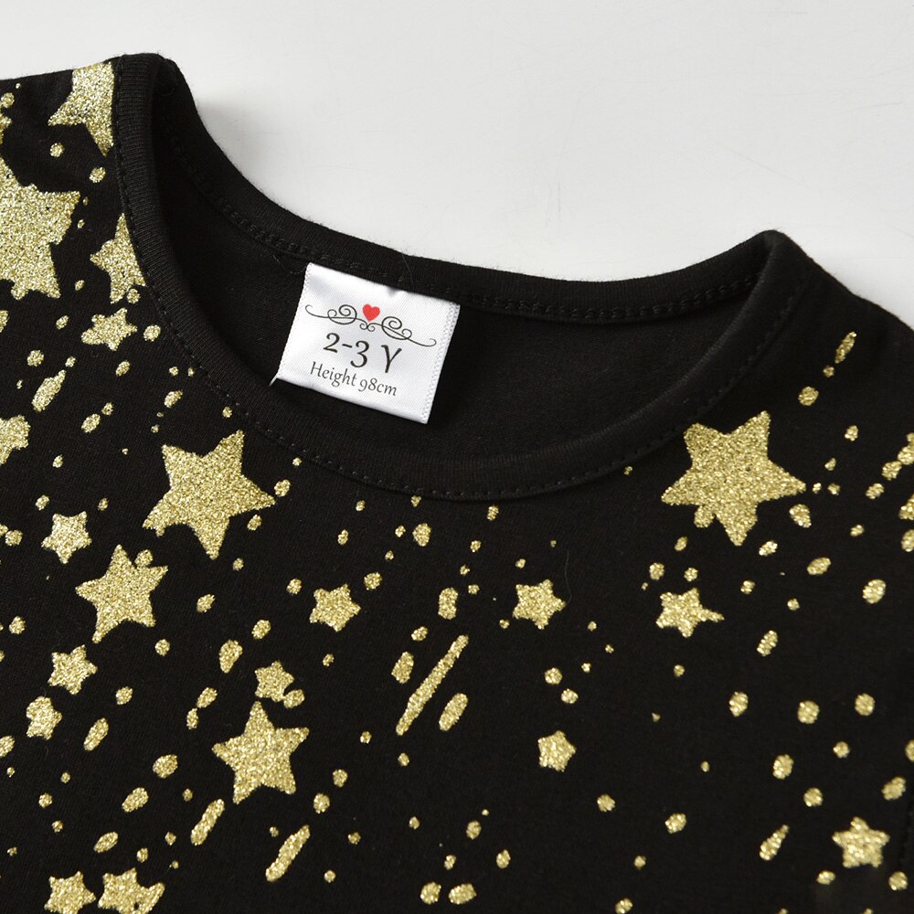 Girl Casual Dress Kids Cotton Dresses Long Sleeve Straight Dress for Spring Autumn Kids Cartoon Costumes Children Clothing