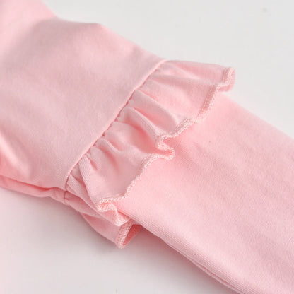 Kids Unicorn Cartoon T Shirt Girls Clothes Long Sleeve Tee Spring Casual Wear Tops Toddlers Pink Tees Children Clothing