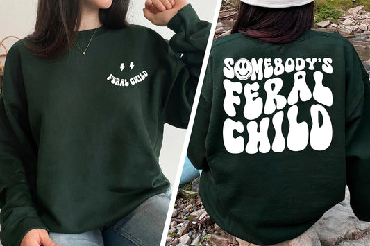 Geansaí Fearal Linbh Somebody - Mná Inspreagtha Leanaí, Geansaí Mamó Greannmhar, Geansaí Fearail Linbh