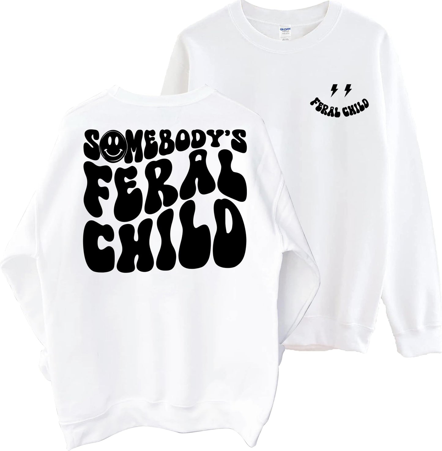 Geansaí Fearal Linbh Somebody - Mná Inspreagtha Leanaí, Geansaí Mamó Greannmhar, Geansaí Fearail Linbh